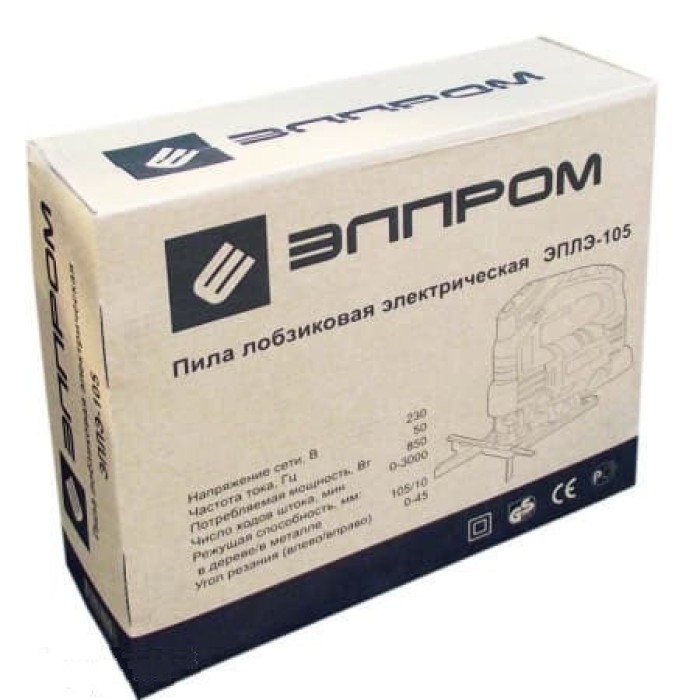Лобзик Елпром ЕПЛЕ-105, 850 Вт, 3000 хід/хв, маятниковий хід, лазерний маркер