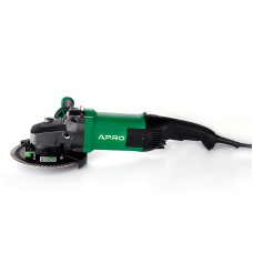 Машина шліфувальна кутова (болгарка) APRO 180/2300 ПРМ, диск 180 мм, 2300 Вт, 8500 об/хв Машина шліфувальна кутова (болгарка) APRO 180/2300 ПРМ, диск 180 мм, 2300 Вт, 8500 об/хв