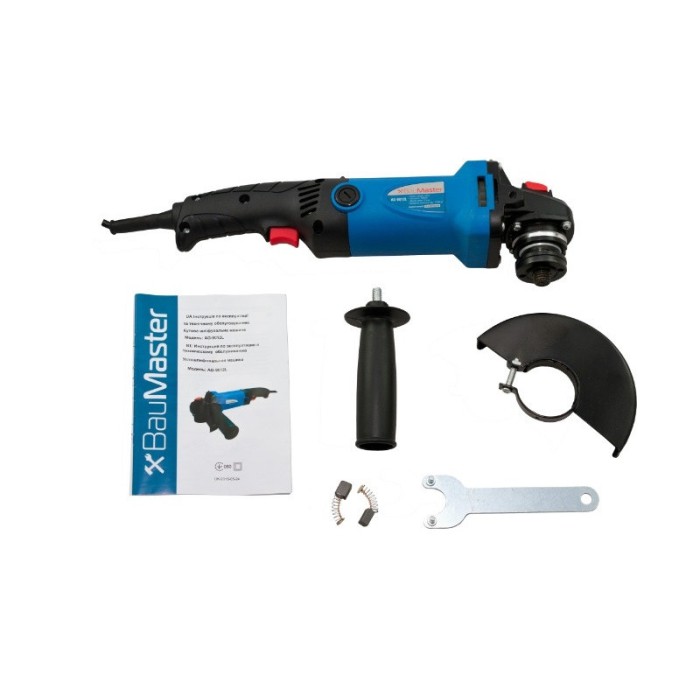 Машина кутошліфувальна BauMaster AG-9012L 125 мм, 1200Вт Машина кутошліфувальна BauMaster AG-9012L 125 мм, 1200Вт