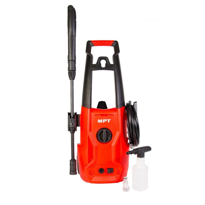 Мийка високого тиску MPT MHPW1403, 125 Bar, 1400 Вт, 5.5-6.5 л/хв, мідна обмотка, пінна насадка