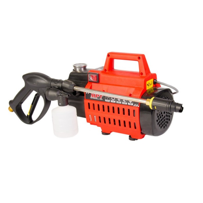 Мойка высокого давления MPT MHPW1603, 100 Bar, 1600 Вт, 6.5 л/мин, медная обмотка, пенная насадка