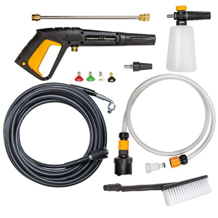 Мийка високого тиску MPW-2258 Turbo S, 2200 Вт, 7.5 л/хв, 125 бар, пінна насадка, шланг 8 м