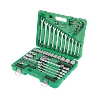Набор инструмента INTERTOOL ET-6077, 1/2" & 1/4" 77 ед.