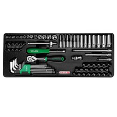 Набор инструмента в ложементе 1/4" 72ед. TOPTUL GCAT7202