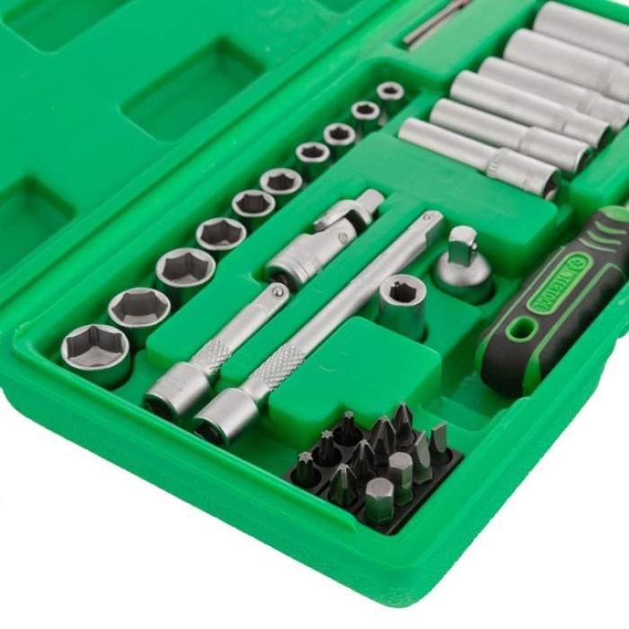 Набір інструментів INTERTOOL ET-6036SP, 36шт, 1/4