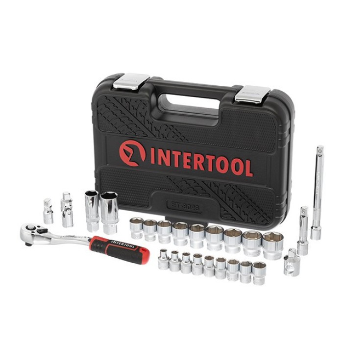 Набір інструментів INTERTOOL ET-8026, 3/8