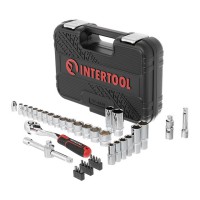 Набір інструментів INTERTOOL ET-8039, 3/8", 39ед., Cr-V STORM