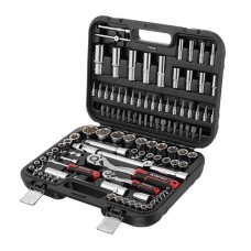 Набір інструментів INTERTOOL ET-8110, 1/2" & 1/4", 110ед., Cr-V