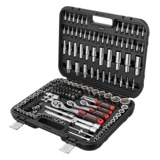 Набір інструментів INTERTOOL ET-8171, 1/2" & 3/8" & 1/4", 171ед., Cr-V STORM