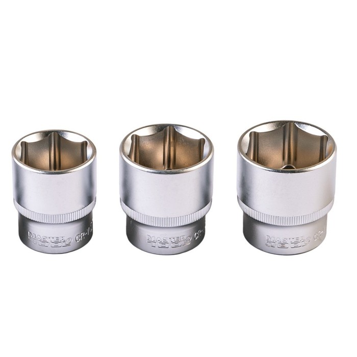 Набір насадок торцевих MasterTool 78-4021 PROFI, CrV 1/2