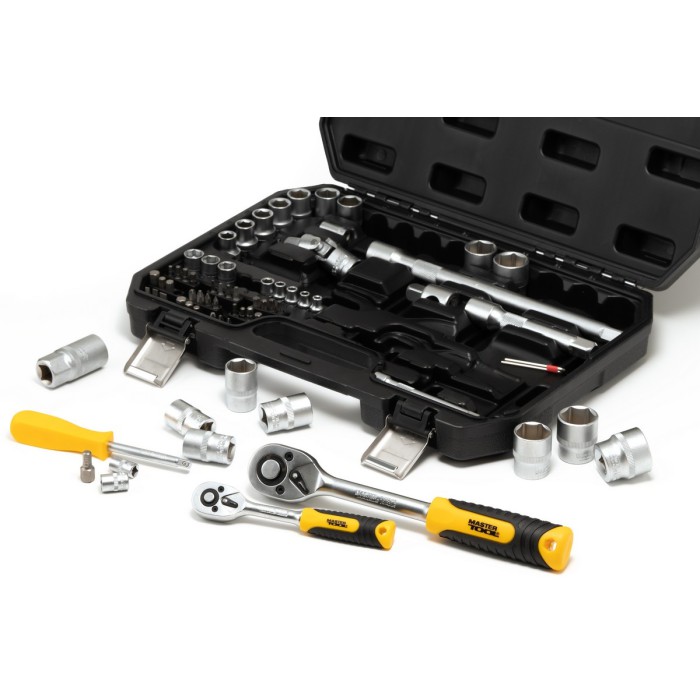 Набір насадок торцевих MasterTool 78-5072 PROFI, CrV 1/4