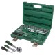 Набір насадок торцевих і біт 1/4