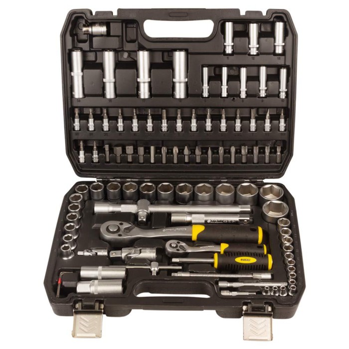 Набір насадок торцевих і біт 1/4