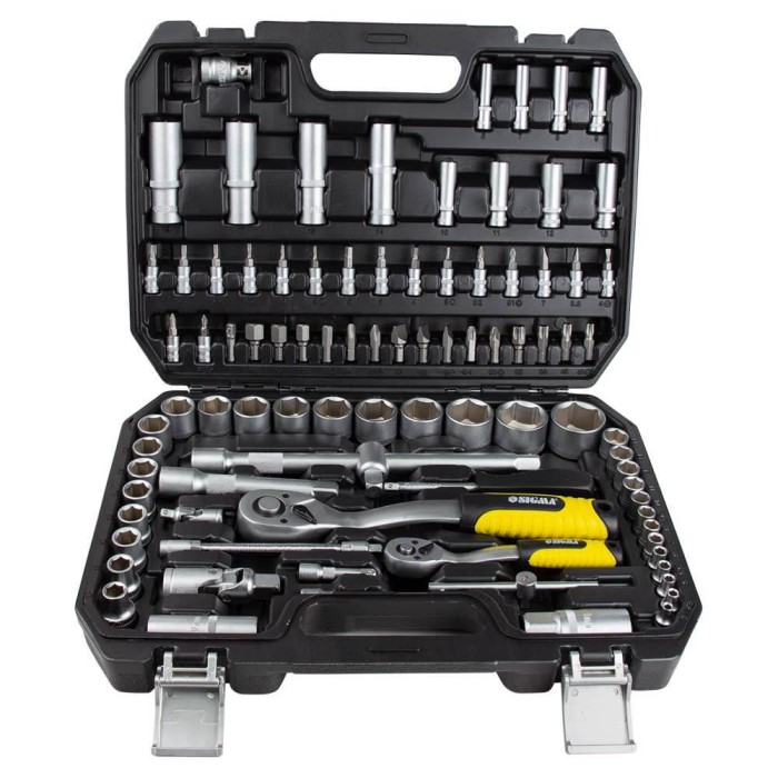 Набір насадок торцевих і біт 1/4