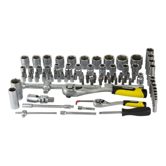 Набір насадок торцевих і біт 1/4