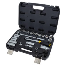 Набір насадок торцевих і біт 3/8" 39 шт CrV mid SIGMA (6003601)