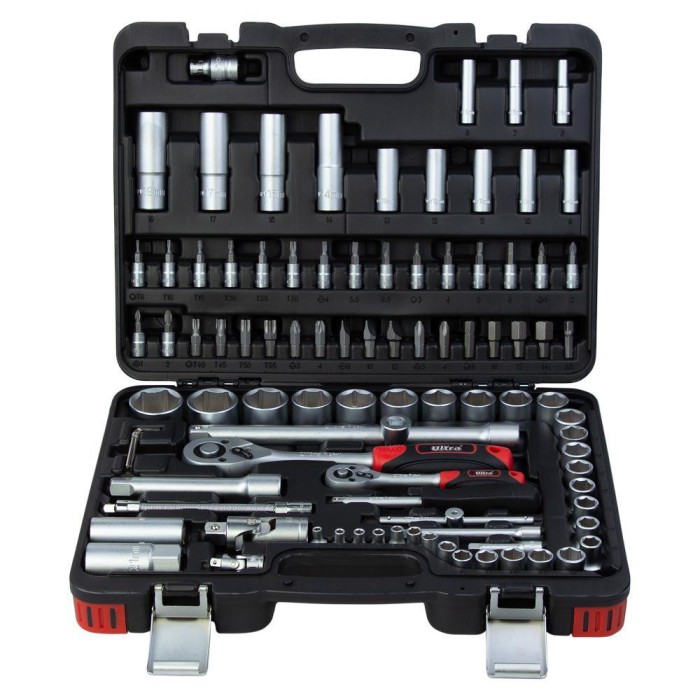 Набір насадок торцевих і біти 1/4