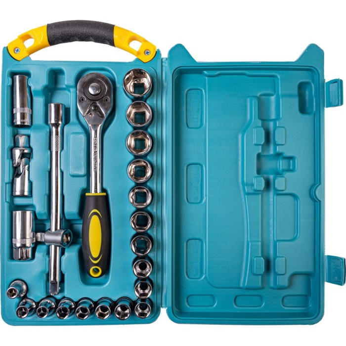 Набір насадок торцевих ТИТУЛ 78-6023 (CrV 1/2