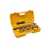 Набір плашок MasterTool 14-1403, 4 ел. для нарізування різьби 1/2"; 3/4"; 1"; 1-1/4"