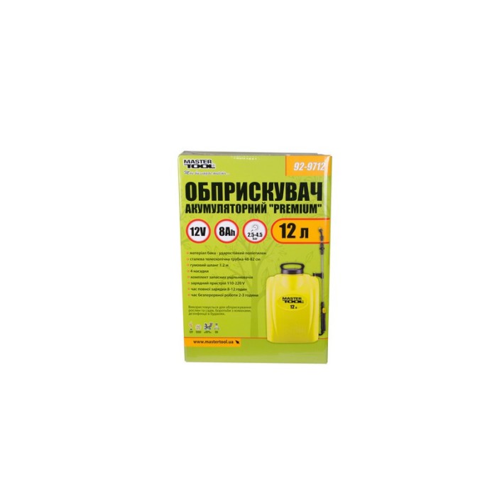 Опрыскиватель аккумуляторный Mastertool 92-9712,  