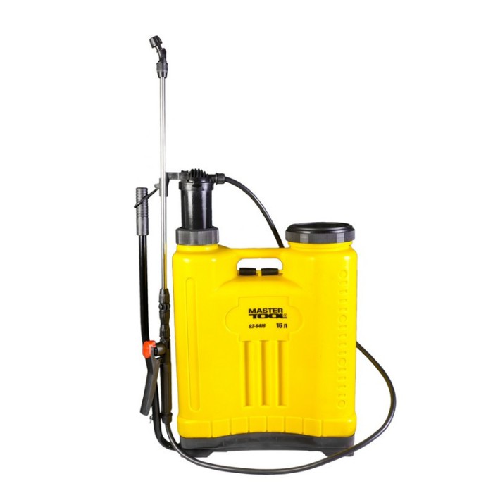 Обприскувач гідравлічний ранцевий MasterTool 92-9416, 16 л, штанга 115 см