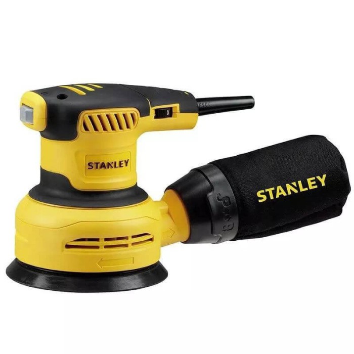 Орбитальная (эксцентриковая) шлифовальная машина Stanley SS30, 300 Вт, 0-13000 об/мин, размер шлифлиста 125 мм