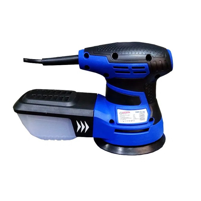 Орбітальна шліфувальна машина ВІТЯЗЬ ОШМ-125/700, 700 Вт, рег. обертів, підошва 125 мм, пилозбірник Орбітальна шліфувальна машина ВІТЯЗЬ ОШМ-125/700, 700 Вт, рег. обертів, підошва 125 мм, пилозбірник