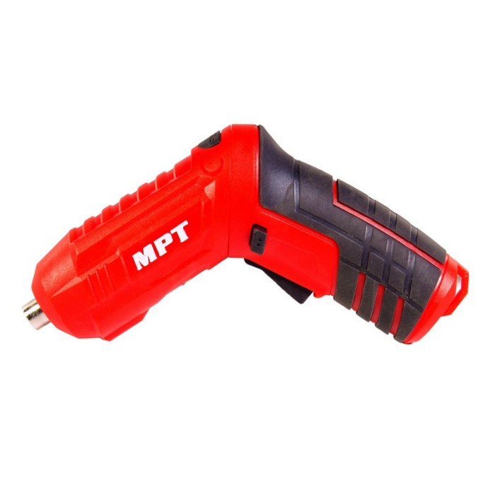 Отвертка аккумуляторная поворотная MPT MCSD4006.2, 4V, Li-ion, 1.5 Ач, 250 об/мин, 3.5 Нм, реверс, USB