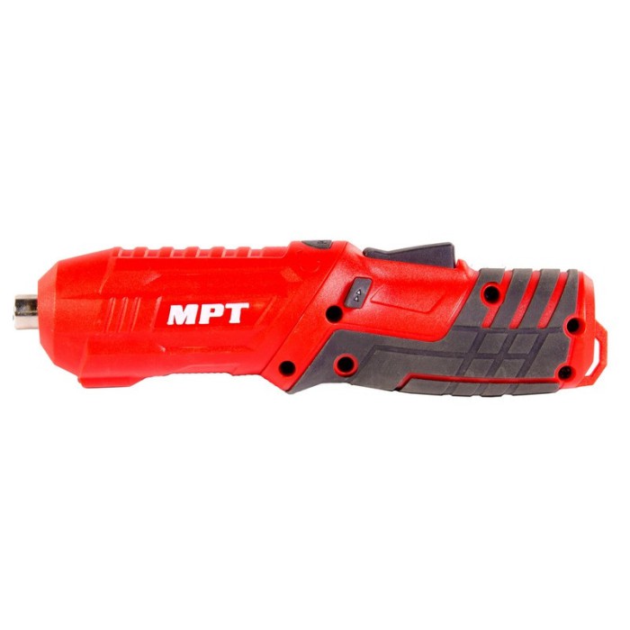 Отвертка аккумуляторная поворотная MPT MCSD4006.2, 4V, Li-ion, 1.5 Ач, 250 об/мин, 3.5 Нм, реверс, USB