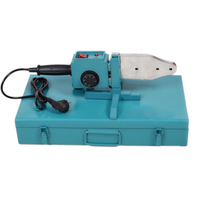 Паяльник для пластикових труб KRAISSMANN 2400 EMS 6, 2400 Вт, температура 50-300 град, кейс, насадки 6 шт