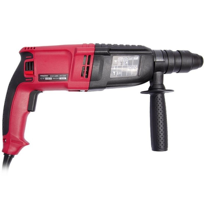 Перфоратор Worcraft WRH13-26DFR, SDS-plus, 1250 Вт, 1050 об/хв, 5800 уд/хв, 3.2 Дж, 3 режими, кейс