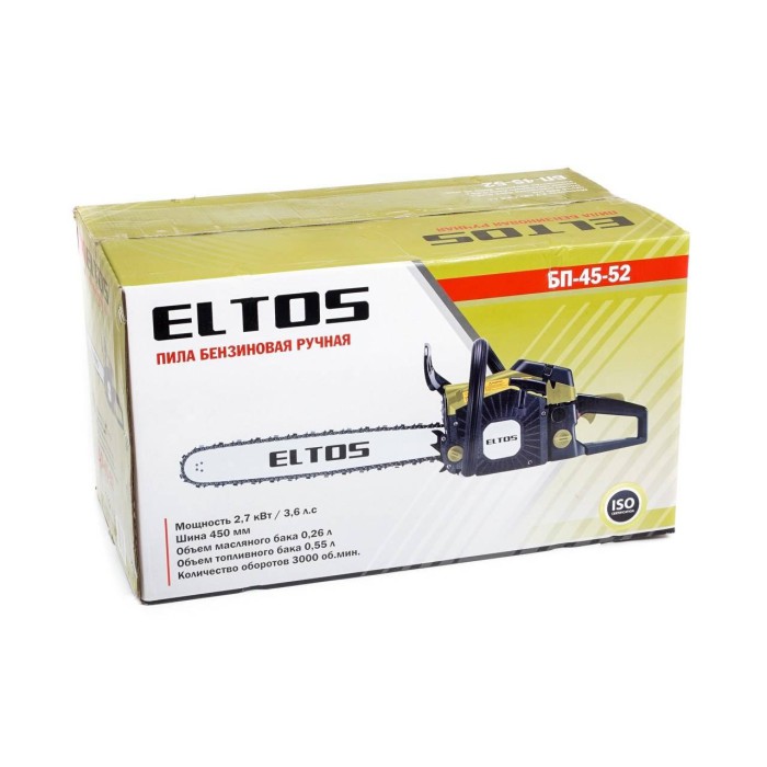 Пила бензинова ручна (бензопила) Eltos БП-52