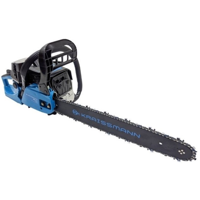 Пила ланцюгова бензинова KRAISSMANN KS'5220, 2000 Вт, 52 см. куб., праймер, легкий старт, шина 450, бак 550 мл