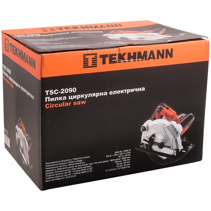 Пила циркулярна Tekhmann TSC-2090