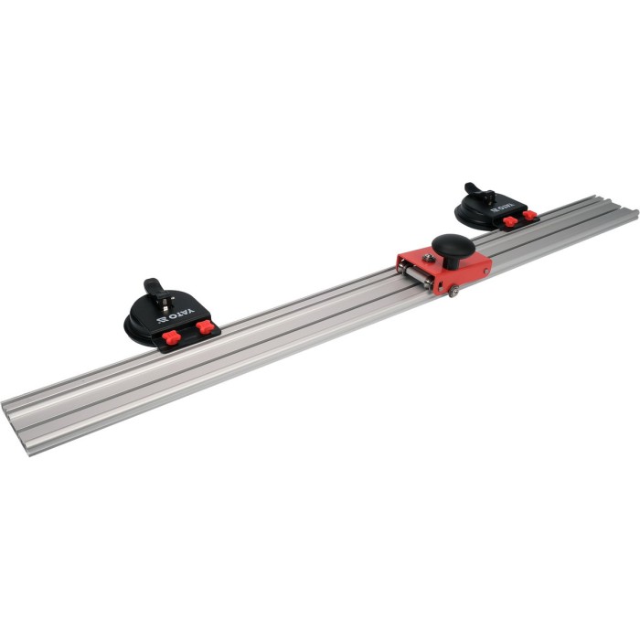 Плиткоріз ручний YATO t= 3-8 мм, l= 3200 мм, з повзунком на 4 колесах і різцем Ø= 22 мм [1]