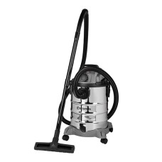 Пилосос будівельний INTERTOOL DT-1030, 30 л., нерж. сталь, 1400 Вт, вбудована розетка