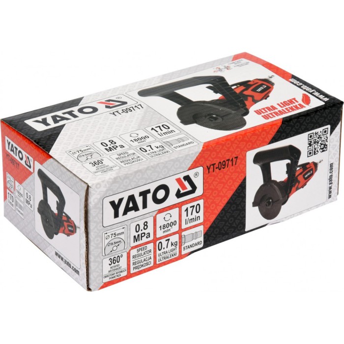 Резак пневматический YATO YT-09717, 1/4