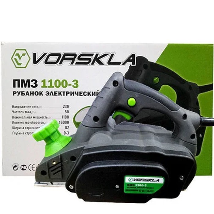 Рубанок электрический VORSKLA ПМЗ 1100-3