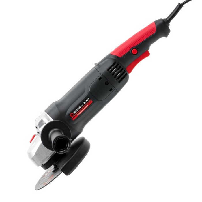 Шліфмашина кутова INTERTOOL WT-0226, 1500Вт, діаметр кола 150мм, 8500 об/хв