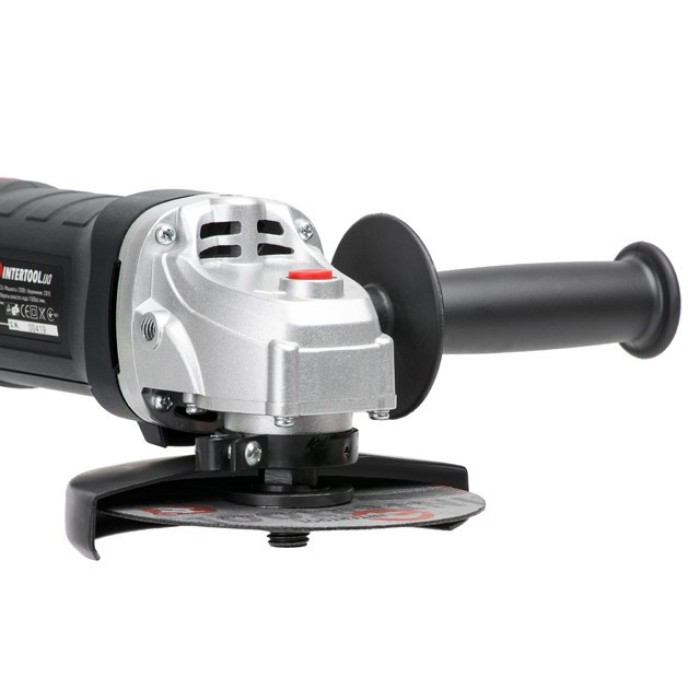 Шліфмашина кутова (болгарка) INTERTOOL WT-0224, 1200Вт, діаметр кола 125мм, 11000 об/хв