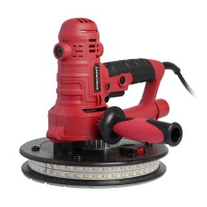 Шліфувальна машина для стін Worcraft DS08-180, 800 Вт, 1200-2300 об/хв, диск 180мм, LED підсвічування