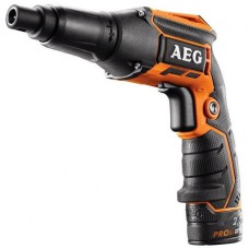 Шуруповерт аккумуляторный AEG BTS12C LI-202C, Li-Ion, 12В, 2 Ач, 4000 об/мин, 3 Нм, 1/4",  2 акк, (4935459625)