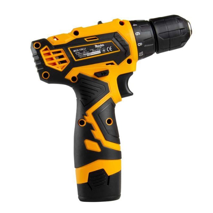 Шуруповерт акумуляторний Mächtz MCD-12N-Li (12В, 28 Нм, LED-підсвічування, кейс)