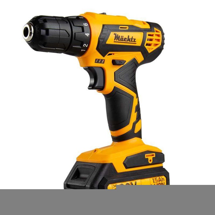 Шуруповерт акумуляторний Mächtz MCD-20N-Li (20В, 35 Нм, LED-підсвічування, кейс)