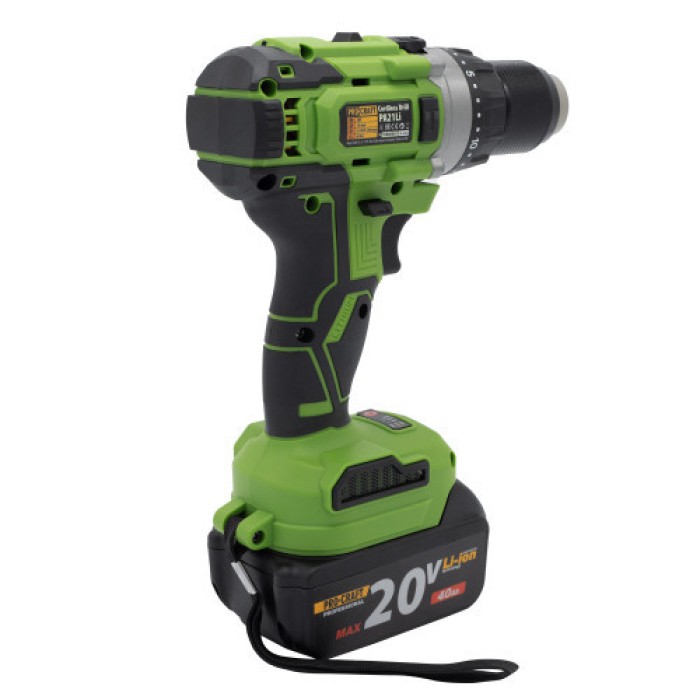 Шуруповерт акумуляторний Procraft  PA-21Li (з АКБ та зар. прист.)