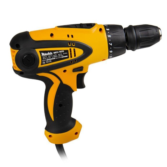 Шуруповерт электрический Mächtz MED-782Q (780 Вт, съемный патрон)