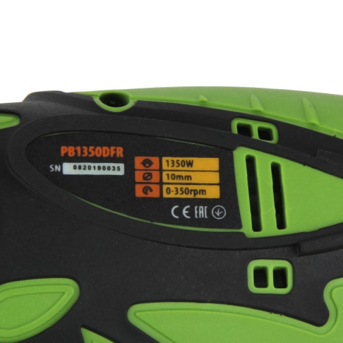 Шуруповерт мережевий Procraft PB1350DFR патрон (двопідшипникова конструкція, для великого навантаження)