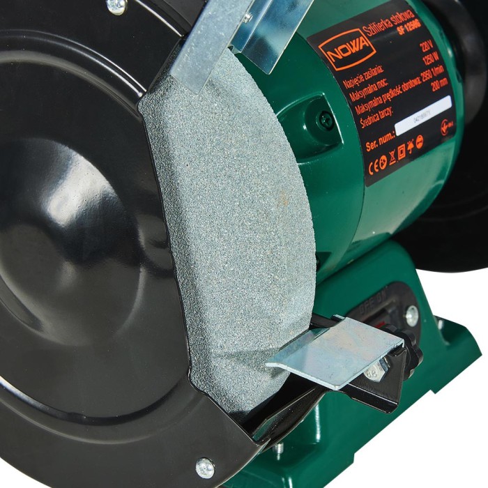 Верстат точильний NOWA SF 1250G, 1250 Вт, 2950 об/хв, діаметр диска 200 мм