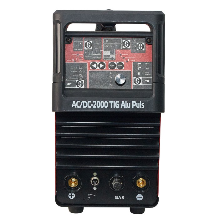 Зварювальний апарат Vitals Professional AC/DC-2000 TIG Alu Puls, 6.5 кВт, діаметр електрода 1.6-5.0 мм