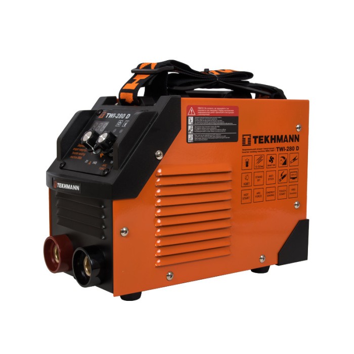 Зварювальний інвертор Tekhmann TWI-280 D, 220 В, 7.5 кВт, зварювальний струм 20-280 А діаметр електродів 1.6-5.0 мм